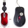 Imagem de Mini Mouse Retratil C/ Fio Notebook PC Ergonomico Optico USB