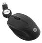 Imagem de Mini Mouse USB Com Cabo Retrátil Preto Bright - 0111