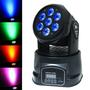 Imagem de Mini Moving Head Wash 7 Led Quadriled Rgbw Dmx