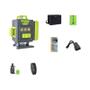 Imagem de Mini Nível Laser 4D de 16 Linhas - 360° Autonivelante, Verde, com Controle Remoto