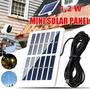 Imagem de Mini Painel Solar Monocristalino 1.2W 6V USB - Carregador Portátil para Acampamentos