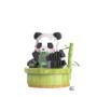 Imagem de Mini Panda de Blocos de Construção - Brinquedo Educativo DIY para Meninos