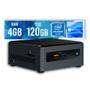 Imagem de Mini PC Intel NUC J4005 4GB SSD 120GB Intel Graphics 600 Win 11 SL Certo PC - 100