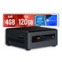 Imagem de Mini PC Intel NUC Pentium J5040 4GB SSD 120GB Intel Graphics 600 Win 11 PRO Certo PC - 214