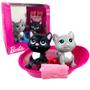 Imagem de Mini Pets 2 Gatinhos na Banheira Brinquedo para Meninas Vinil da Barbie Original