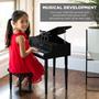 Imagem de Mini piano de cauda Best Choice Kids de 30 teclas com banco e adesivos