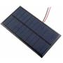 Imagem de Mini Placa Solar 12v 1.5w com Cabos Soldados p/ Ionizador de Piscina