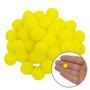 Imagem de Mini Pompom para Artesanato Bolinha 10mm Amarelo 50 Unidades