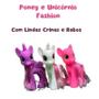 Imagem de Mini Pônei Unicornio My Horse Crianças Meninas Infantil 15cm