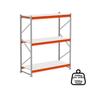 Imagem de Mini Porta Pallet Inicial 250KG Com 3 Longarinas 2,00 X 1,80 X 0,60 Com Bandeja De Madeira - ULTRA Móveis