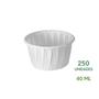 Imagem de Mini Pote Papel Branco 40ml - 250unidades Biodegradável - Anders Pack