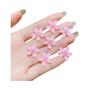 Imagem de Mini Presilhas De Cabelo Trançadas Com Flores (10 Peças)  Acessórios Para Penteados Diários E