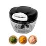 Mini Processador Alimentos Cortador Manual Cebola Alho 500ml Imagem de Mini Processador Alimentos Cortador Manual Cebola Alho 500ml