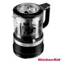 Imagem de Mini Processador de Alimentos KitchenAid Onix Black com 02 Velocidades, Capacidade de 0,8 Litros - KJA03BEANA