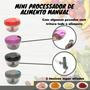 Imagem de Mini Processador E Triturador De Alimentos Manual 3 Laminas - PLANETA