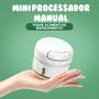 Imagem de Mini Processador Manual para Cortar Alho e Legumes