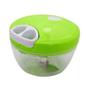Imagem de Mini Processador Triturador de Alimentos Temperos Manual com Dispense 3 Laminas - Nicer Dicer