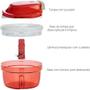 Imagem de Mini Processador Vermelho Turbo Chef 300ml Tupperware