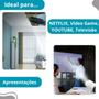 Imagem de Mini projetor 4K com Wi-Fi, ideal para gamers e criadores de conteúdo.