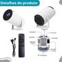 Imagem de Mini projetor 4K com Wi-Fi, ideal para gamers e criadores de conteúdo.