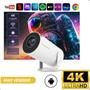 Imagem de Mini projetor 4K com Wi-Fi para fácil navegação e streaming sem fio.