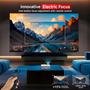 Imagem de Mini Projetor JOWLURK com Foco Elétrico 4K - 15000 Lumens - WiFi e Bluetooth