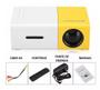 Imagem de Mini Projetor Led Portátil 600 Lumens Full Hd Hdmi Controle