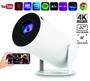 Mini Projetor Portátil 4K Android 11 WiFi 5G Bluetooth HDMI Cinema Em Casa Com 8000 Lumens E 1080P Full HD ONEX Imagem de Mini Projetor Portátil 4K Android 11 WiFi 5G Bluetooth HDMI Cinema Em Casa Com 8000 Lumens E 1080P Full HD ONEX