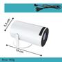 Imagem de Mini Projetor Smart 4k Wifi 1080p HD HY300 Cor Branco compacto e leve