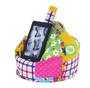 Imagem de Mini Puff Bean Bag Patchwork para iPad, E-reader e Livros