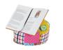 Imagem de Mini Puff Bean Bag Patchwork para iPad, E-reader e Livros