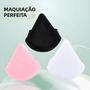 Imagem de Mini Puff De Veludo Para Maquiagem 2/3/6 Peças, Macio, Lavável E Reutilizável, Ferramentas De