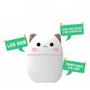Imagem de Mini Purificador De Ar Com Design De Gatinho E Led Rgb
