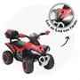 Imagem de Mini Quadriciclo Eletrico Infantil De Passeio 6v Vermelho