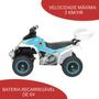 Imagem de Mini Quadriciclo Infantil Elétrico 6V C/ Bagageiro Importway