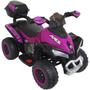 Imagem de Mini Quadriciclo Moto Elétrica Criança Infantil Bateria 6V Luz Som Bivolt Rosa Brinqway BW-129 RS