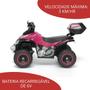 Imagem de Mini Quadriciclo Moto Elétrica Infantil Importway Rosa Rosa