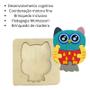 Imagem de Mini Quebra-Cabeça Montessori - Coruja