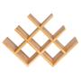 Imagem de Mini Rack Adega para Armazenamento de Vinho Bamboo Moderno