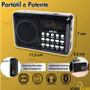 Imagem de Mini Rádio Bolso Bluetooth Fm Portátil Display Recarregável