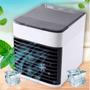 Imagem de Mini refrigerador USB portátil para quarto ou escritório com ventilador