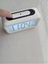 Imagem de Mini Relógio led branco mesa calendario alarme temperatura -Nº3