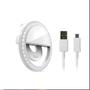 Imagem de Mini Ring Light Selfie Portátil Para Celular Tablet Branco