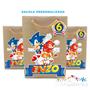 Imagem de Mini Sacola de Papel Kraft Personalizada Sonic