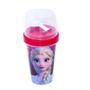 Imagem de Mini Shakeira de Plastico 320 ml com Misturador, Fechamento Rosca e Sobretampa Articulável FROZEN- ref:6630