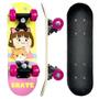 Imagem de Mini Skate Brinquedo Infantil Radical Jr Meninas até 30kg