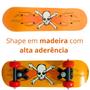 Imagem de Mini Skate De Madeira Infantil Completo Montado Até 30 Kg LP690A