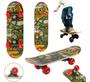 Imagem de Mini Skate Infantil Menino Kit Proteção Completo Capacete