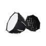 Imagem de Mini Softbox Octogonal 30cm Pano Difusor Removível Grade Honeycomb Compatível Com Luz De Vídeo