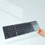 Imagem de Mini Teclado Bluetooth Dobrável com Touchpad - Portátil para Android, Windows e Tablets